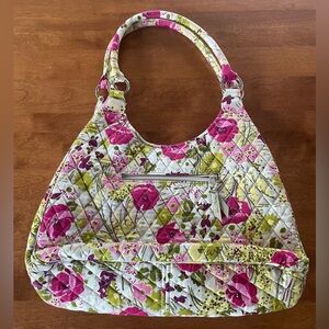 Vera Bradley “MAKE ME BLUSH” Large Hobo Rolled Handle Shoulder Bag